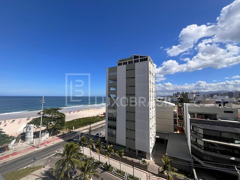 LB - RJ842 Apartamento com 1 quarto vista mar para alugar, 1