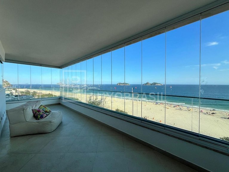 LB - RJ124 Apartamento Frente Mar no Barra Beach Aluguel de
