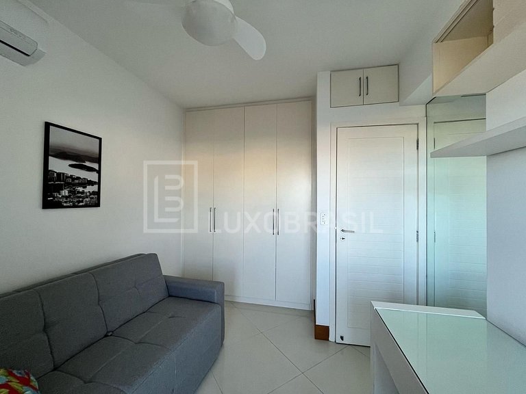 LB - RJ124 Apartamento Frente Mar no Barra Beach Aluguel de
