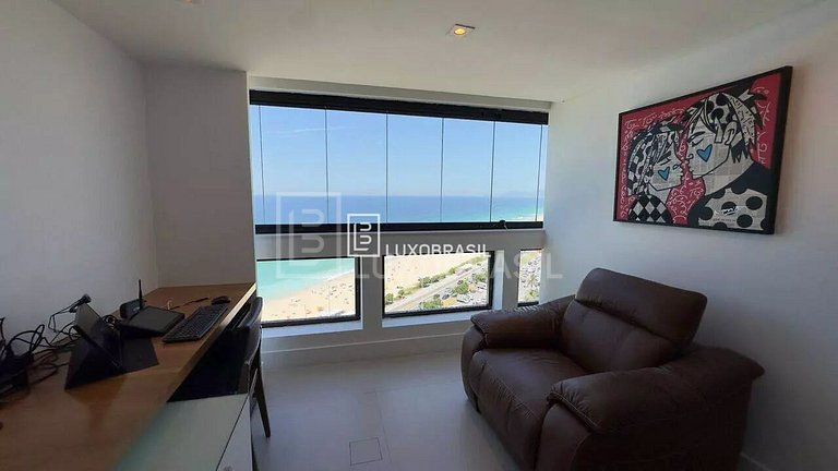 LB - RJ979 Apartamento com 3 quartos, 330 m², aluguel por R$
