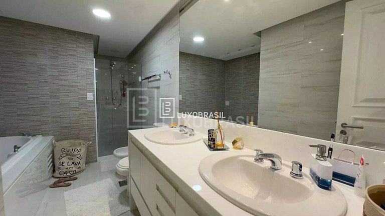 LB - RJ979 Apartamento com 3 quartos, 330 m², aluguel por R$