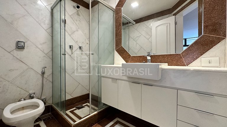 LB - RJ874 Apartamento com 4 suítes, 400 m² - venda por R$ 6