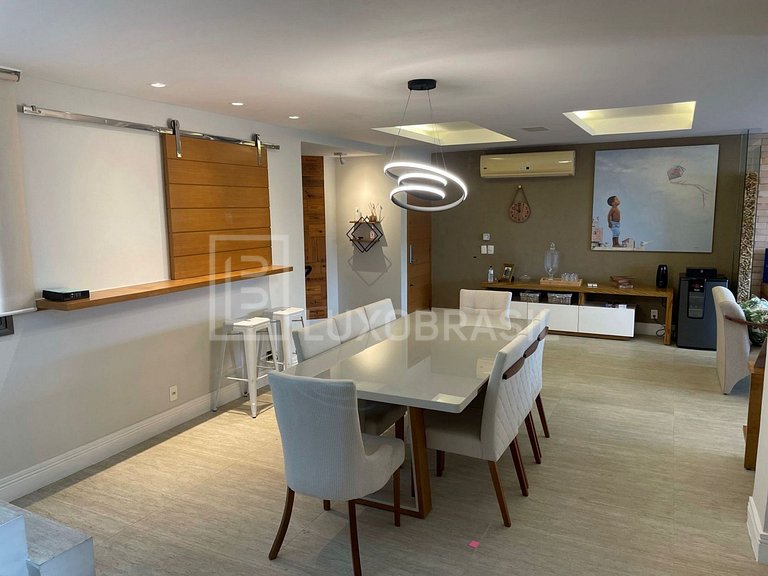 LB - RJ859 Apartamneto com 330 m², 5 quartos e alto padrão –
