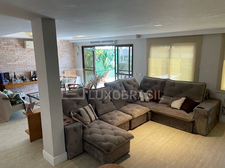 LB - RJ859 Apartamneto com 330 m², 5 quartos e alto padrão –