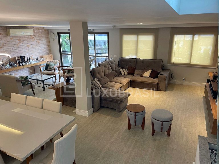 LB - RJ859 Apartamneto com 330 m², 5 quartos e alto padrão –