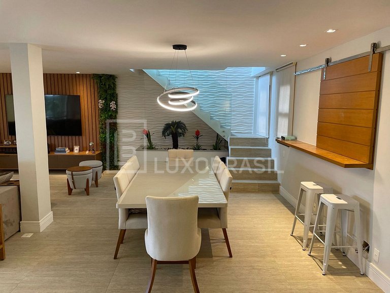 LB - RJ859 Apartamneto com 330 m², 5 quartos e alto padrão –