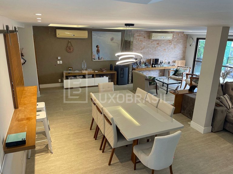 LB - RJ859 Apartamneto com 330 m², 5 quartos e alto padrão –