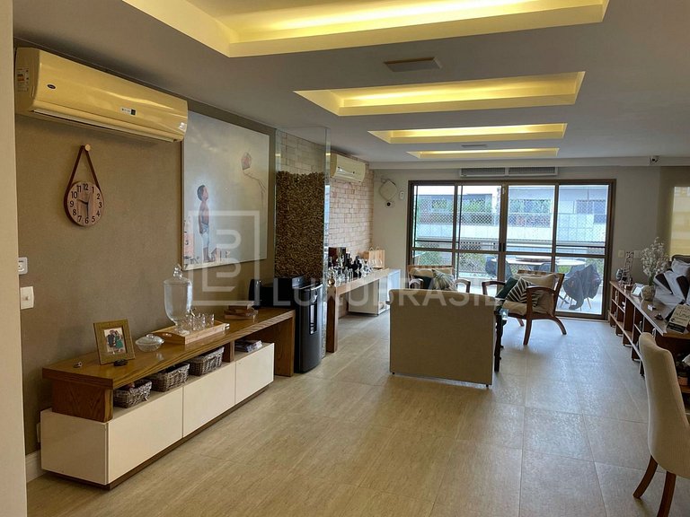 LB - RJ859 Apartamneto com 330 m², 5 quartos e alto padrão –