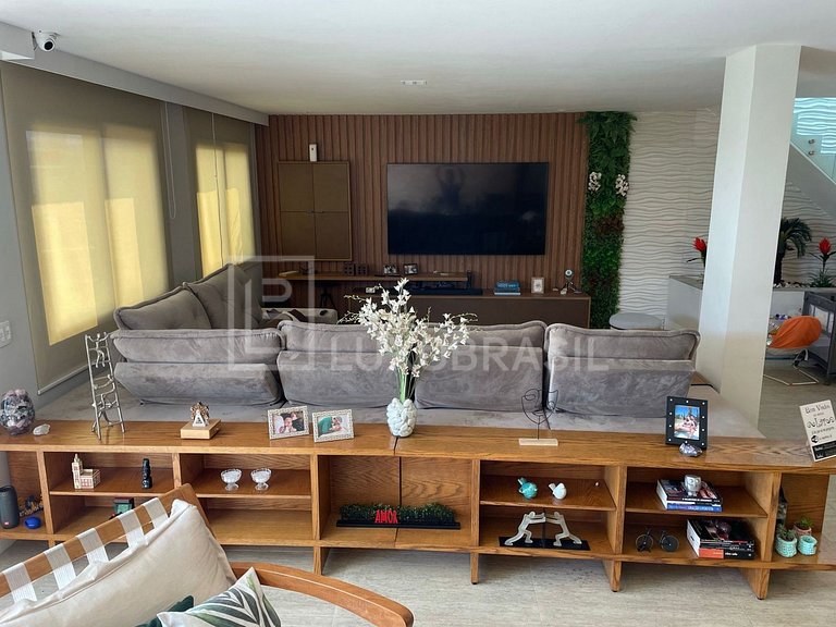 LB - RJ859 Apartamento com 330 m², 5 quartos e alto padrão –