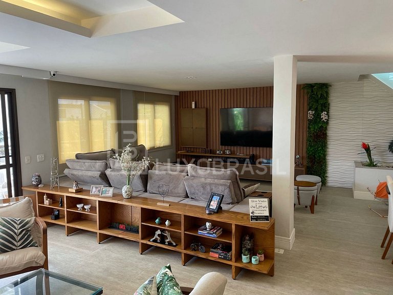LB - RJ859 Apartamento com 330 m², 5 quartos e alto padrão –