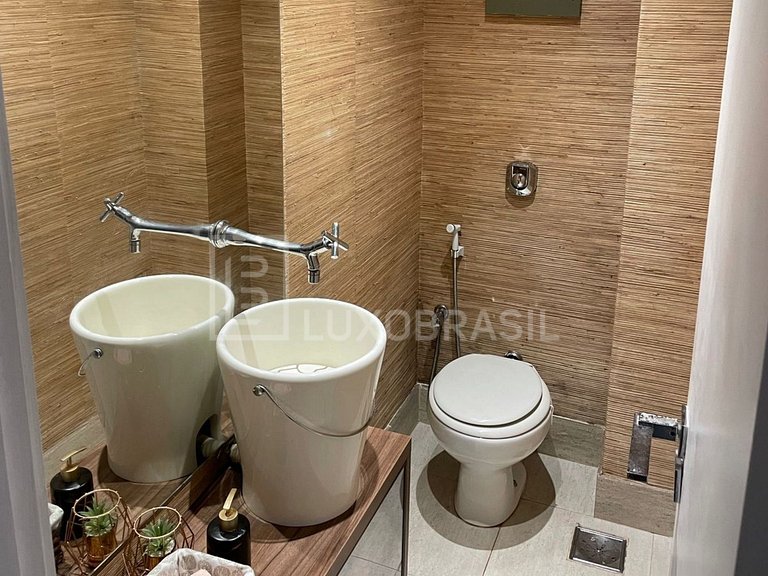 LB - RJ859 Apartamneto com 330 m², 5 quartos e alto padrão –