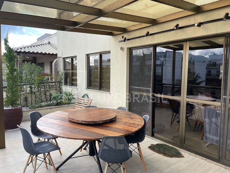 LB - RJ859 Apartamneto com 330 m², 5 quartos e alto padrão –