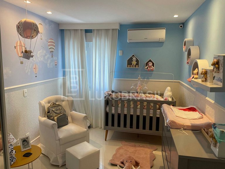 LB - RJ859 Apartamneto com 330 m², 5 quartos e alto padrão –