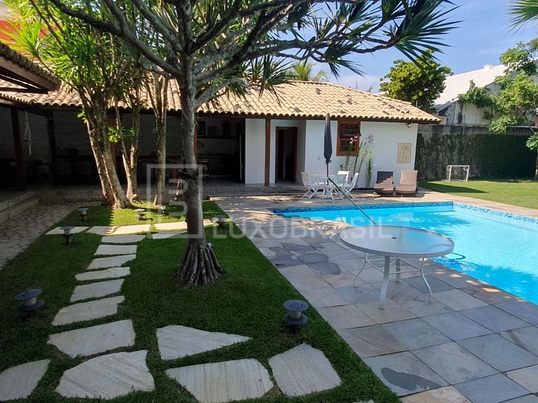 LB - RJ809 Casa com 05 suítes à venda, 605 m² por R$ 6.900.0