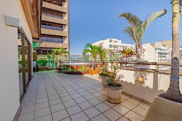 LB - RJ933 Ático de 4 dormitorios en venta, 240 m² - Botafog