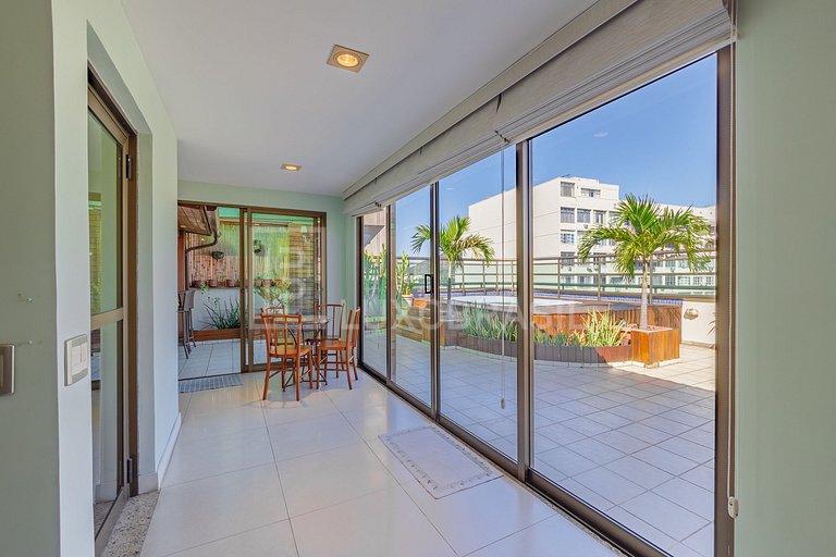 LB - RJ933 Ático de 4 dormitorios en venta, 240 m² - Botafog