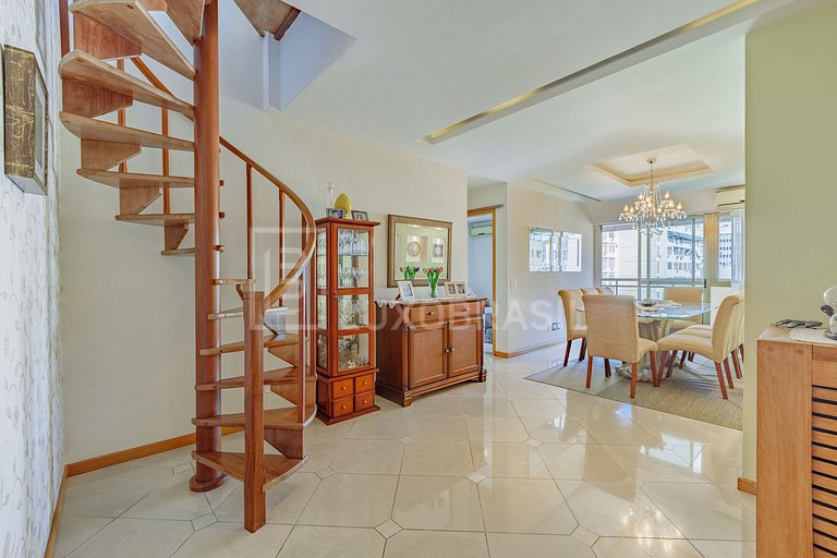LB - RJ933 Ático de 4 dormitorios en venta, 240 m² - Botafog