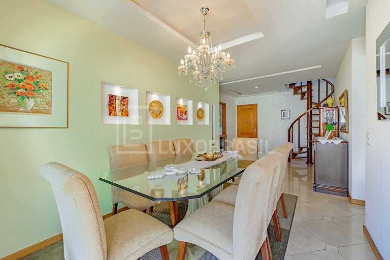 LB - RJ933 Ático de 4 dormitorios en venta, 240 m² - Botafog