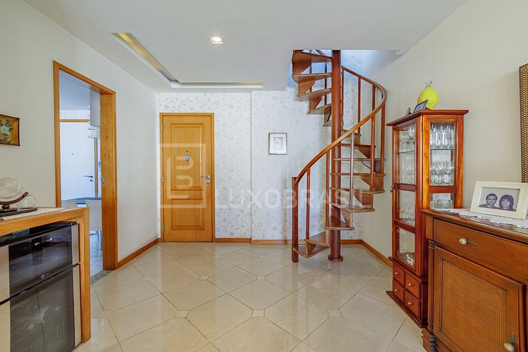 LB - RJ933 Ático de 4 dormitorios en venta, 240 m² - Botafog
