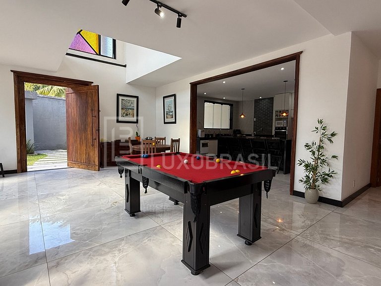 LB - RJ886 Casa Triplex com Piscina e 7 Suítes no Vivendas d