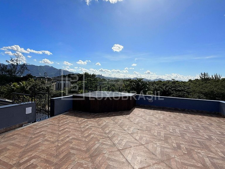 LB - RJ886 Casa Triplex com Piscina e 7 Suítes no Vivendas d