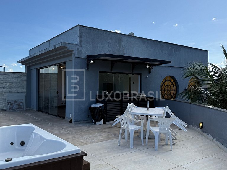 LB - RJ886 Casa Triplex com Piscina e 7 Suítes no Vivendas d