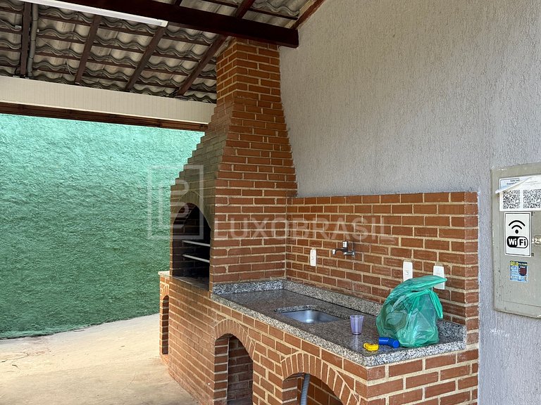 LB - RJ886 Casa Triplex com Piscina e 7 Suítes no Vivendas d