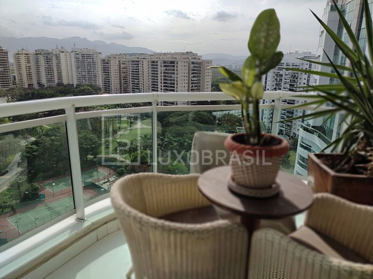 LB - RJ937 Apartamento na Península com 04 suítes à venda, 3