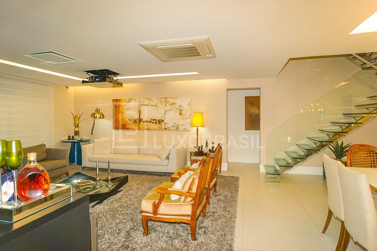 Barra da Tijuca — Jardim Oceânico | Cobertura Duplex Mobilia