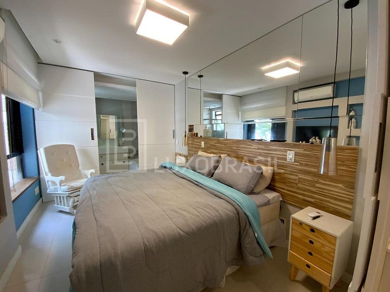 LB - RJ715 Apartamento com 02 suítes à venda, 198 m² por R$