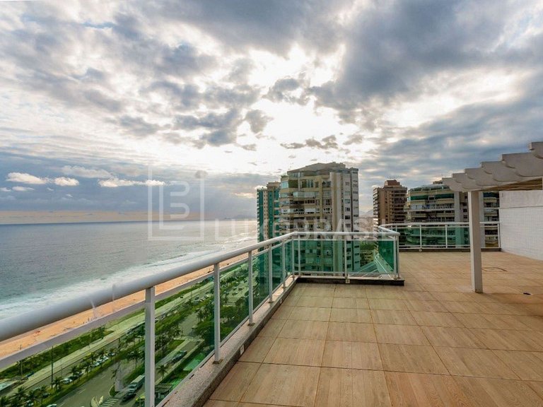 LB - RJ881 Cobertura frente mar à venda, 369 m² por R$ 3.370