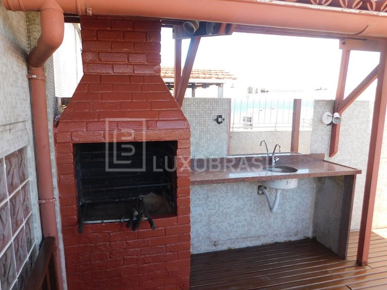 LB - RJ827 Cobertura com 03 quartos à venda, 124 m² por R$ 2