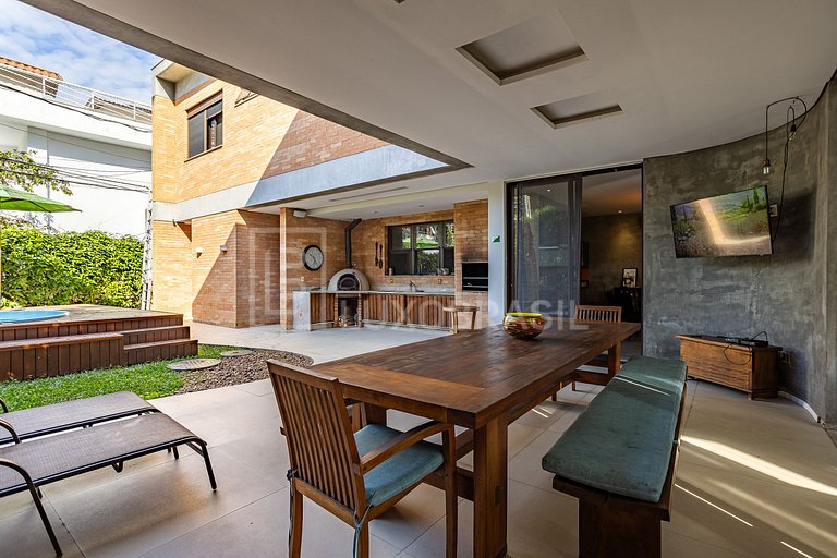 LB - RJ63 Casa Vivendas da Barra 03 suites alquiler por temp