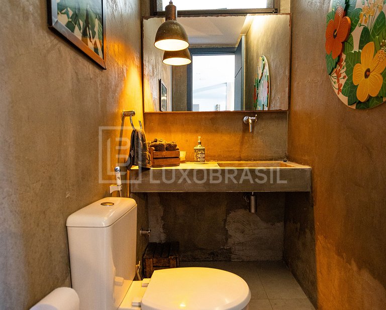 LB - RJ63 Casa Vivendas da Barra 03 suites alquiler por temp