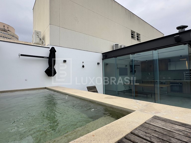LB - RJ944 Cobertura com 02 quartos à venda, 129 m² - Barra