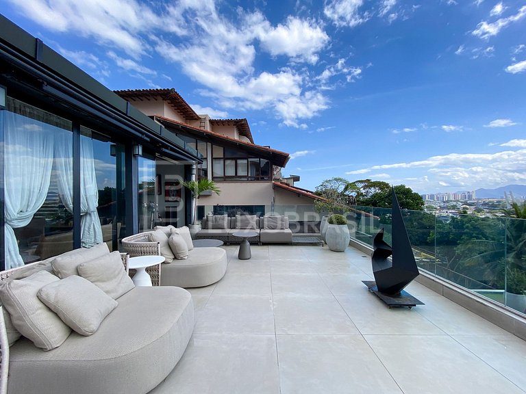 LB - RJ911 Casa com 4 suítes à venda, 852 m² - Joá