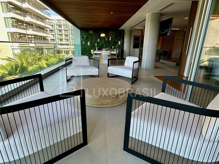 LB - RJ873 Apartamento com 1 suíte aluguel fixo no Grand Hya