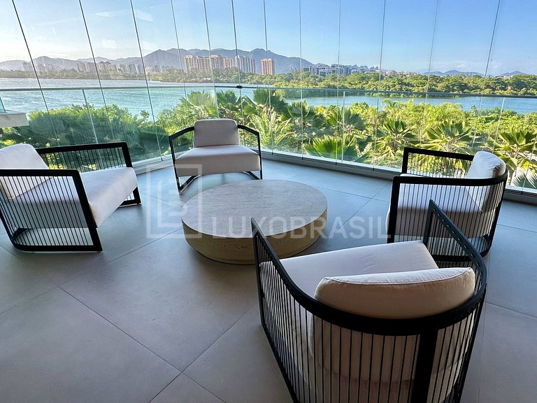 LB - RJ873 Apartamento com 1 suíte aluguel fixo no Grand Hya