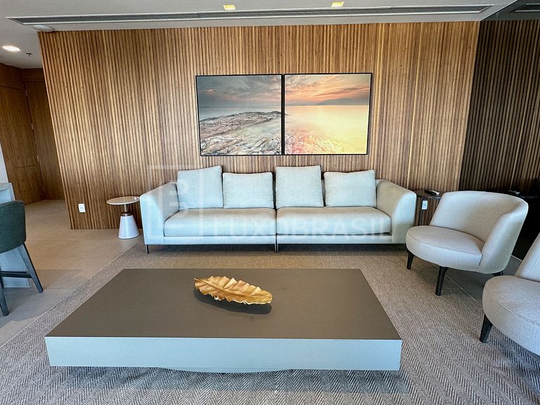 LB - RJ873 Apartamento com 1 suíte aluguel fixo no Grand Hya