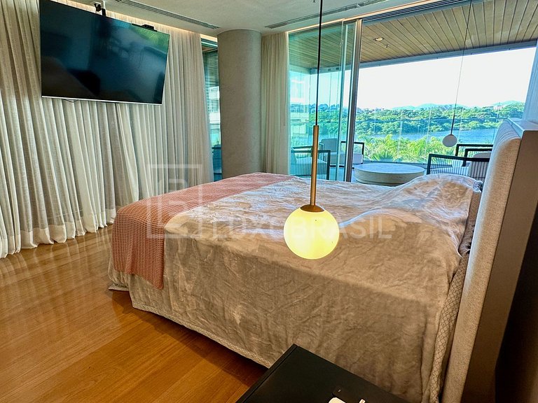 LB - RJ873 Apartamento com 1 suíte aluguel fixo no Grand Hya