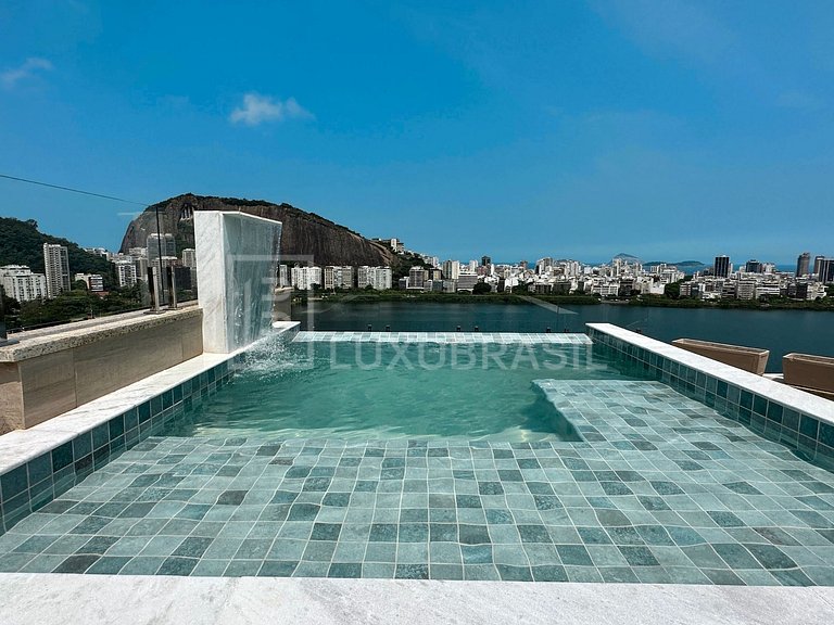 Cobertura Duplex 4 Suítes para Aluguel na Lagoa RJ