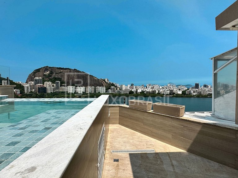 LB - RJ800 Cobertura duplex 04 suítes, 370m² – Lagoa