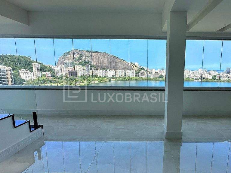 LB - RJ800 Cobertura duplex 04 suítes, 370m² – Lagoa