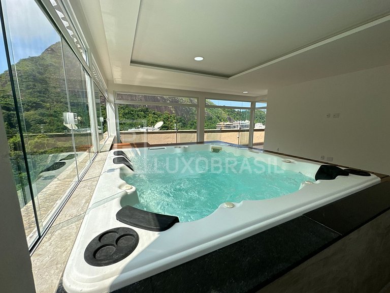 LB - RJ800 Cobertura duplex 04 suítes, 370m² – Lagoa