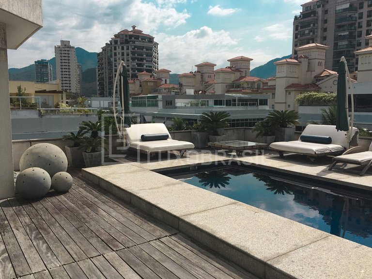 LB - RJ884 Cobertura duplex de 492 m² no condomínio Terrazas