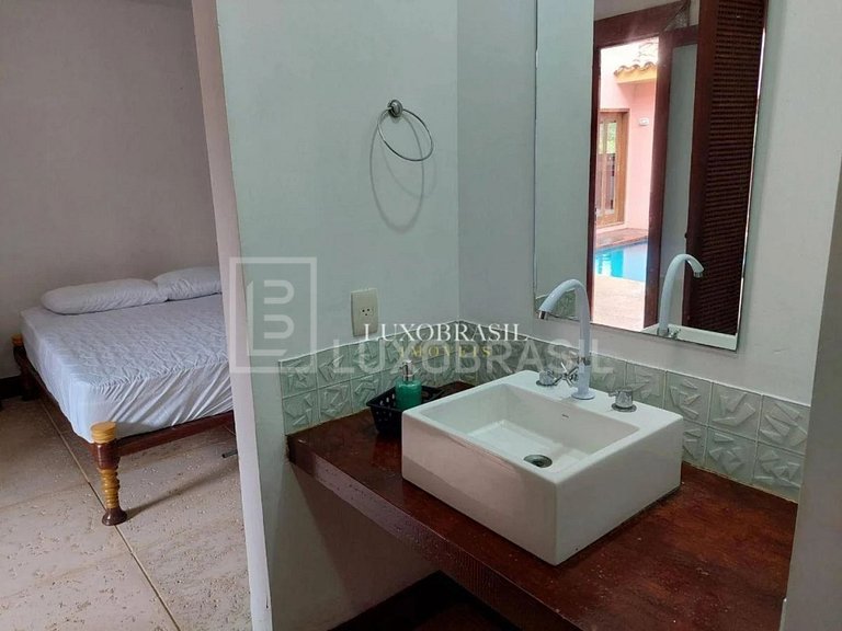 LB - BZ58 Casa Com 05 Suítes À Venda, 220 m² por R$6.000.000