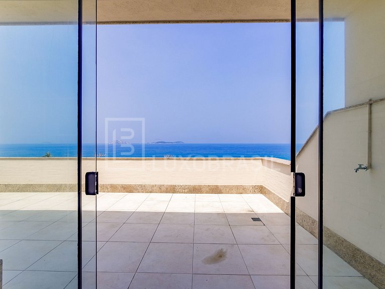 LB - RJ929 Cobertura Frontal Mar 02 Quartos - Ipanema