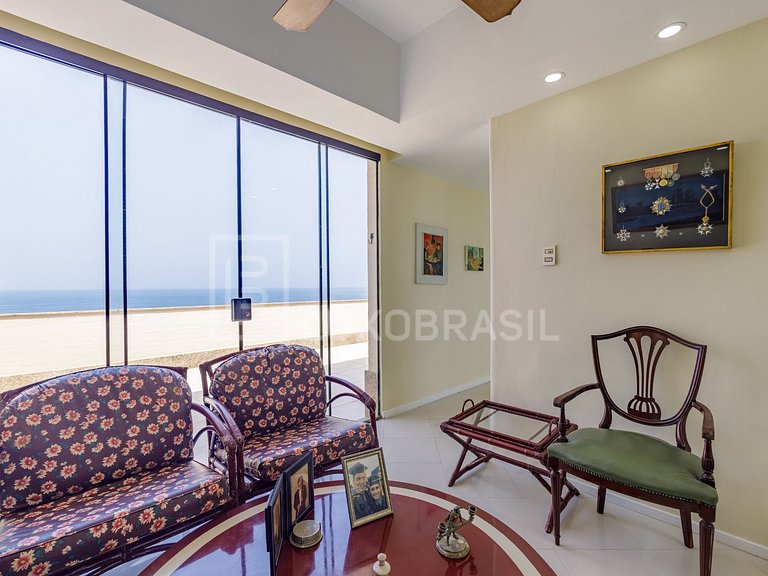 LB - RJ929 Cobertura Frontal Mar 02 Quartos - Ipanema