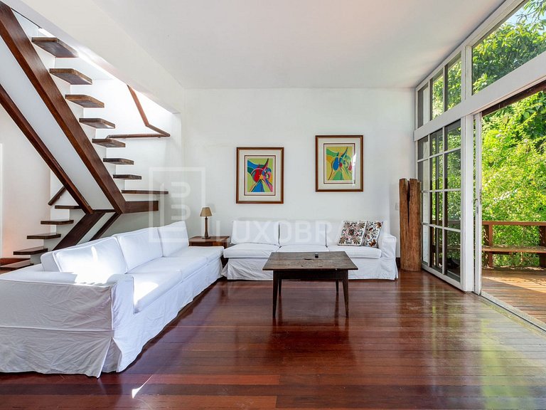 LB - RJ127 Casa da Canoa São Conrado Aluguel de Temporada