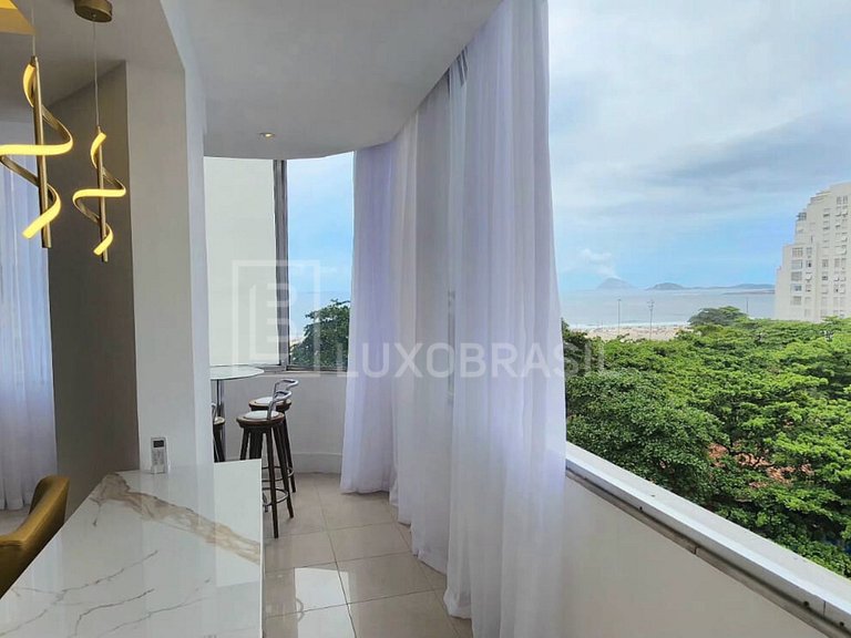 LB - RJ128 Temporada em Copacabana: Apartamento com 4 suítes